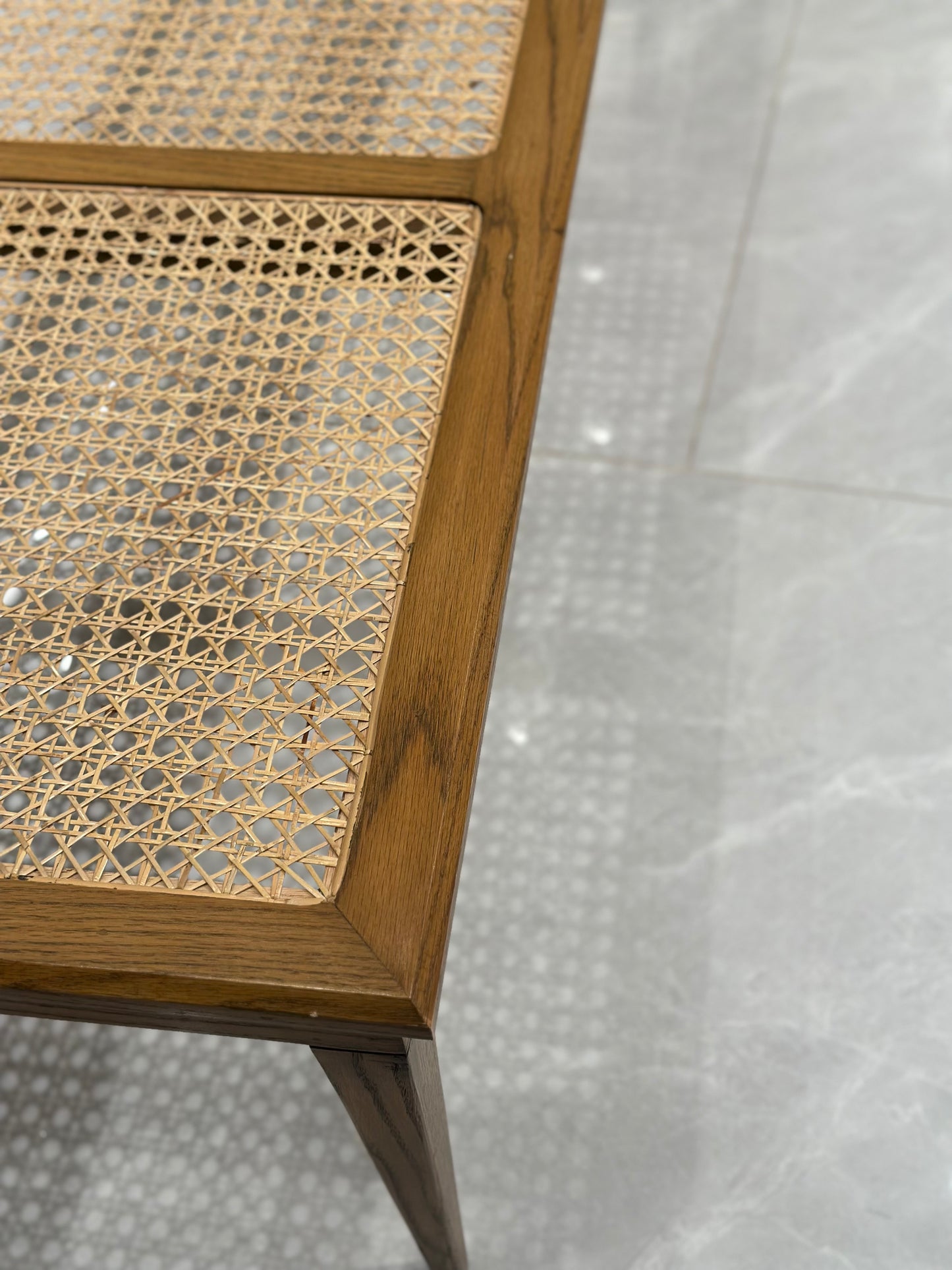 Rattan bench